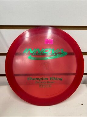 Innova Champion Viking - distance driver 9 4 -1 2 disc golf - red